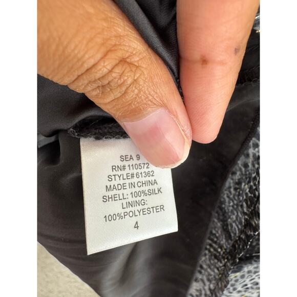 Twelfth Street by Cynthia Vincent Silk Strapless Dress Size 4 - Picture 5 of 7